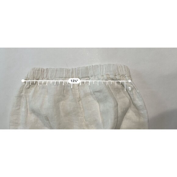 Mahina Hawaii Drawstring Pants in White - Picture 4 of 5